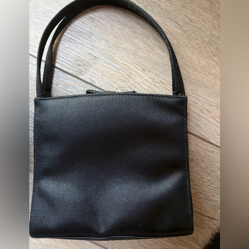 Elegant Black Bow Women's Bag